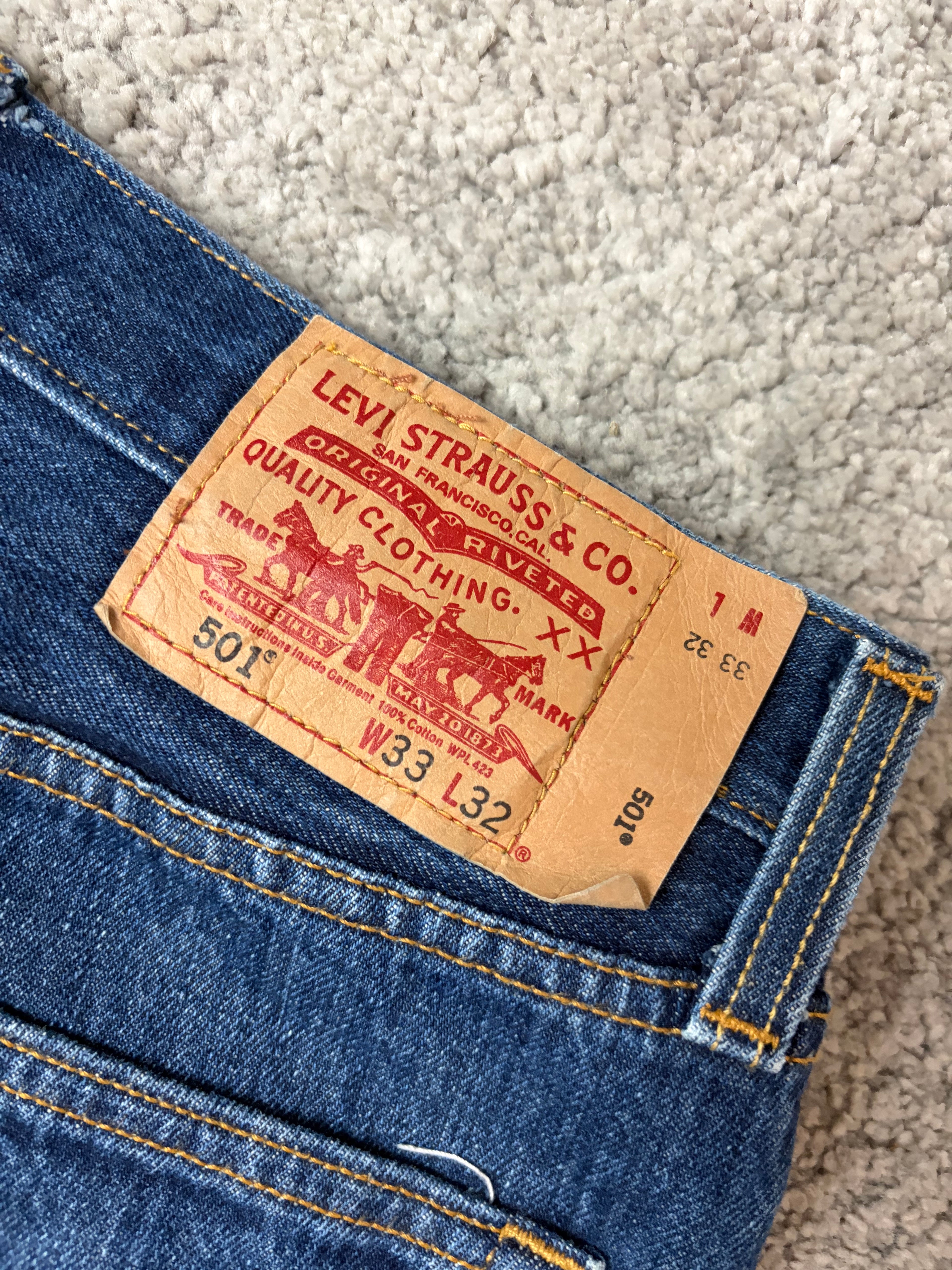 Levis 501 Straight (S/M)