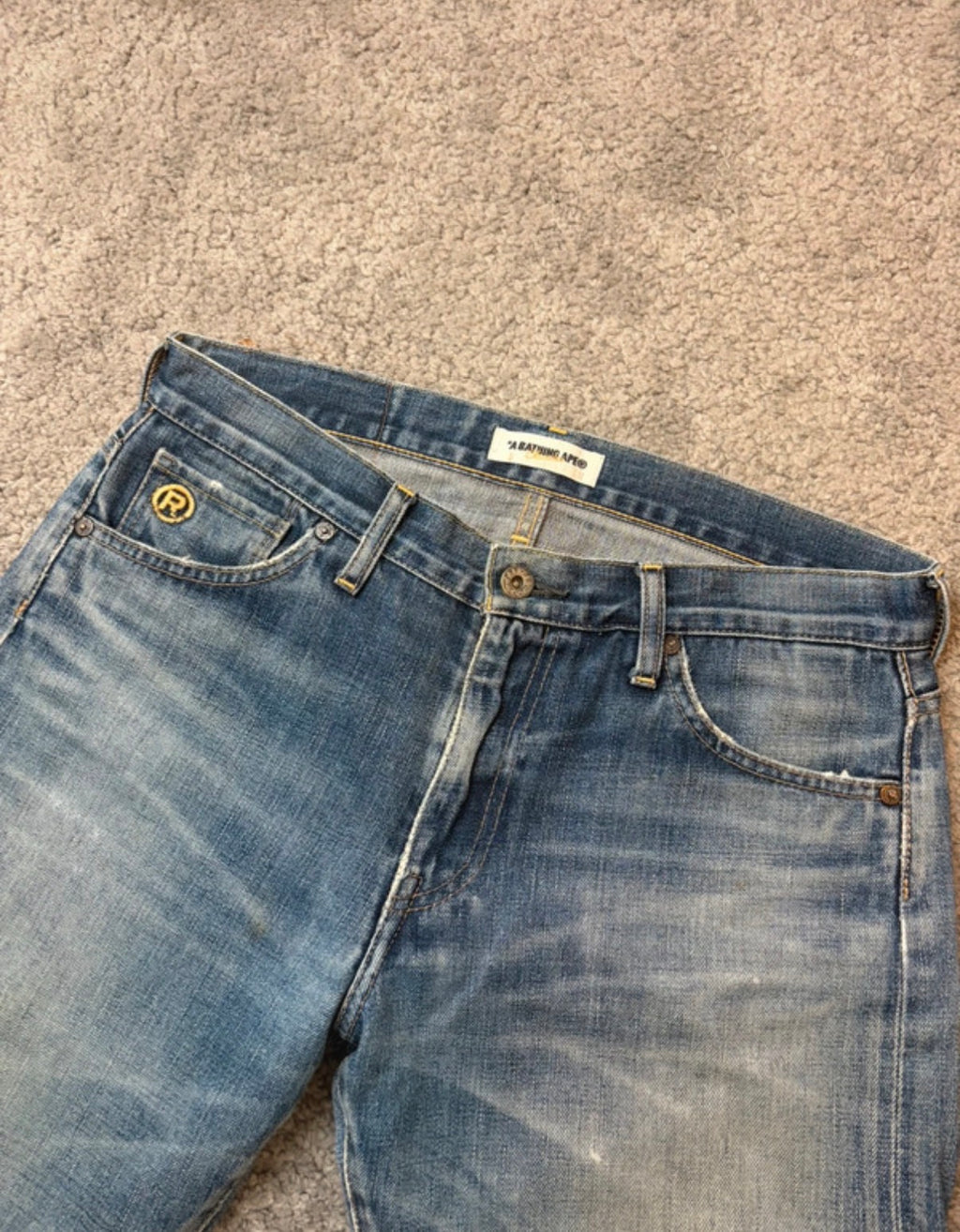 BAPE star jeans (S)