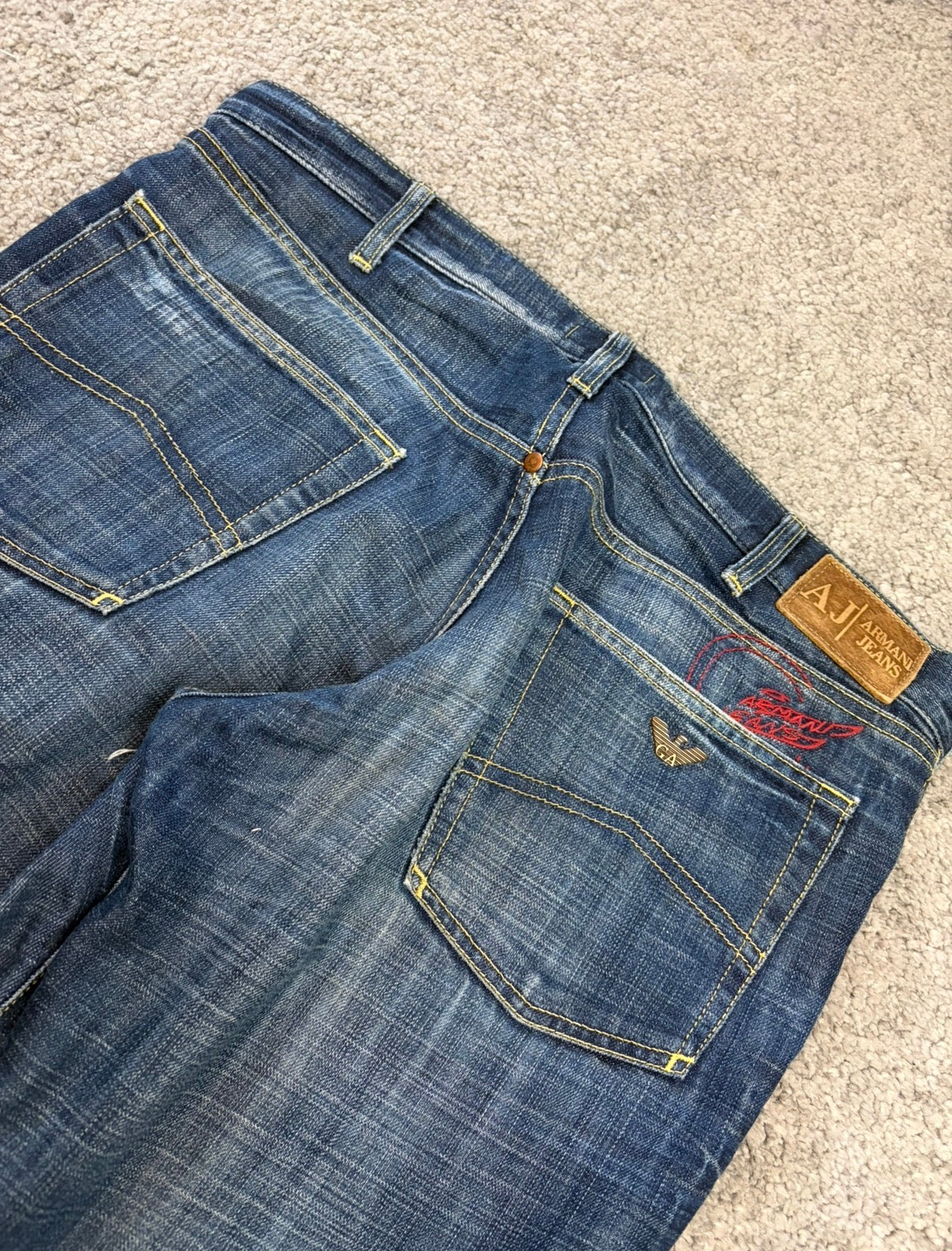 Armani printed denim (L)
