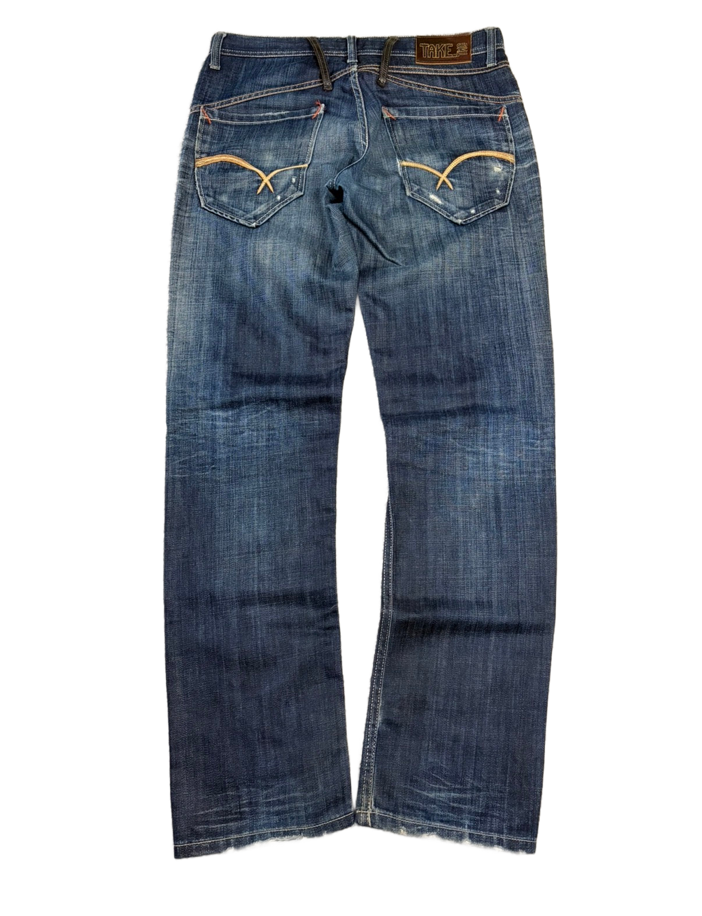 Archive washed straight denim (L)