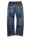 Archive washed straight denim (L)