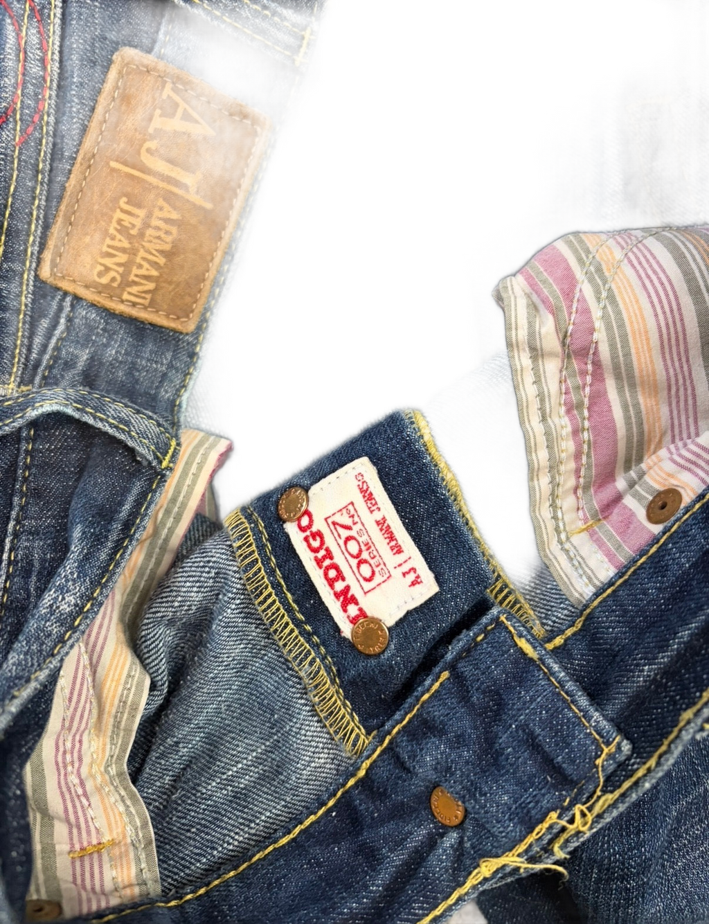 Armani printed denim (L)