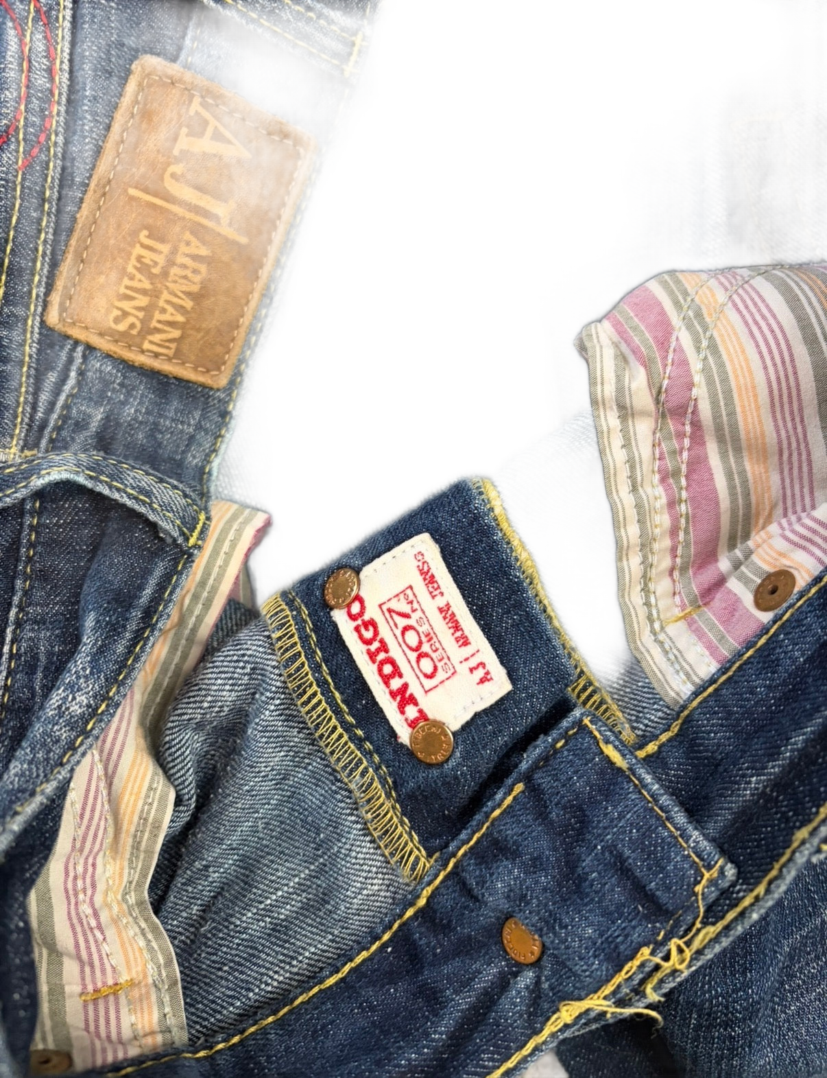 Armani printed denim (L)