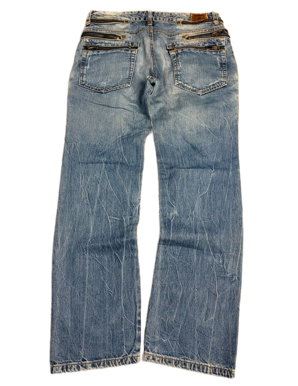 Crazy zipper denim (L)
