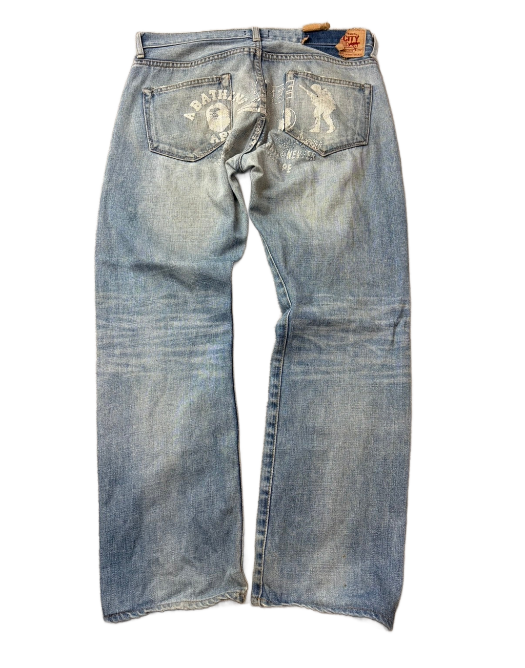 BAPE printed denim (S)
