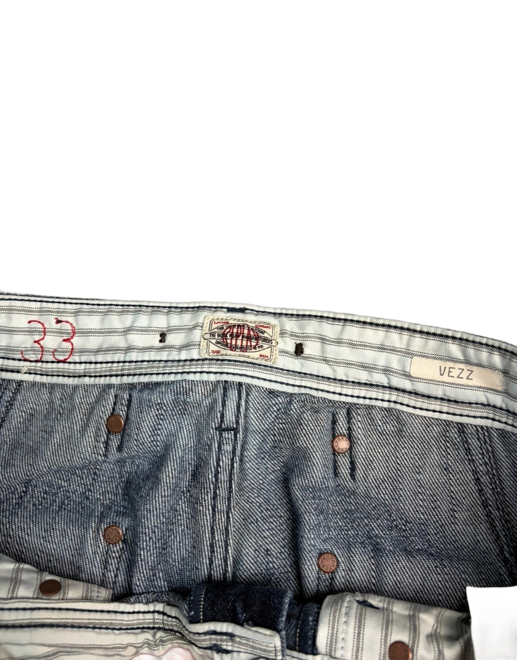 Washed archive baggy denim (L)
