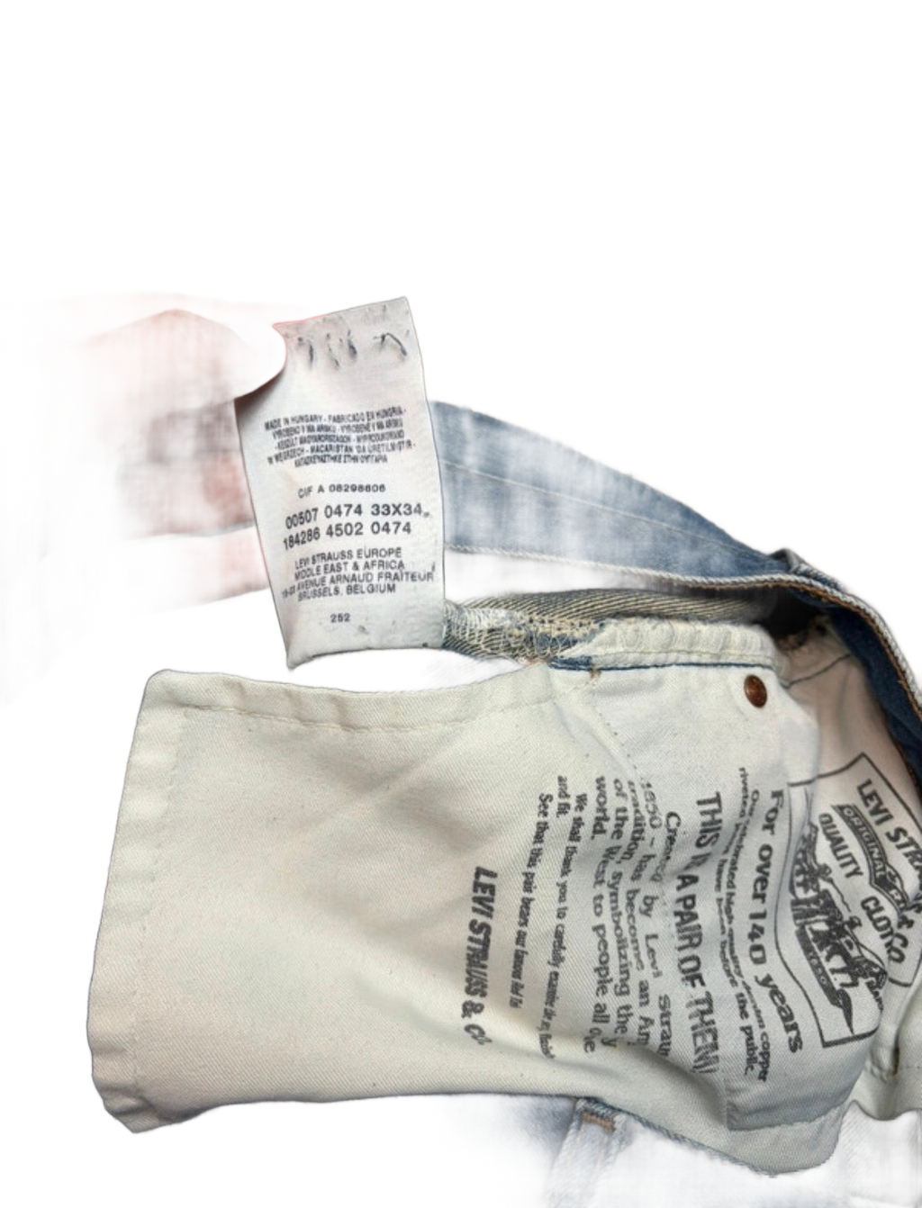 Levis 507 slim (S)