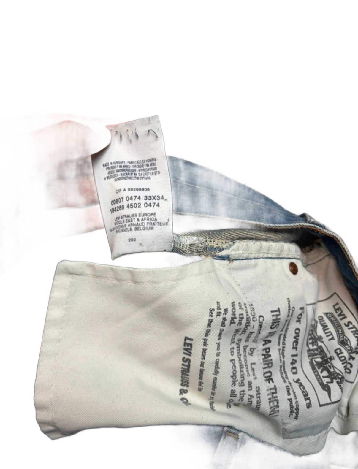 Levis 507 slim (S)