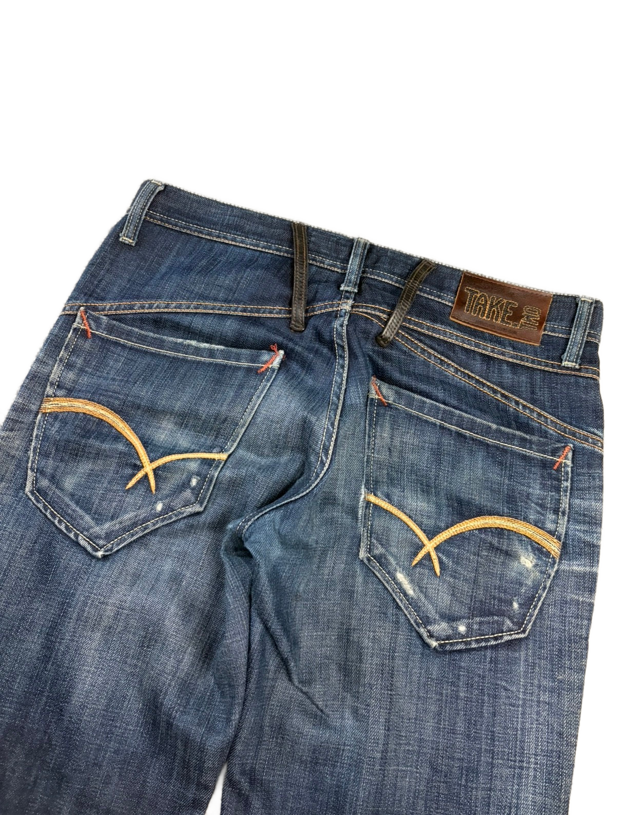 Archive washed straight denim (L)
