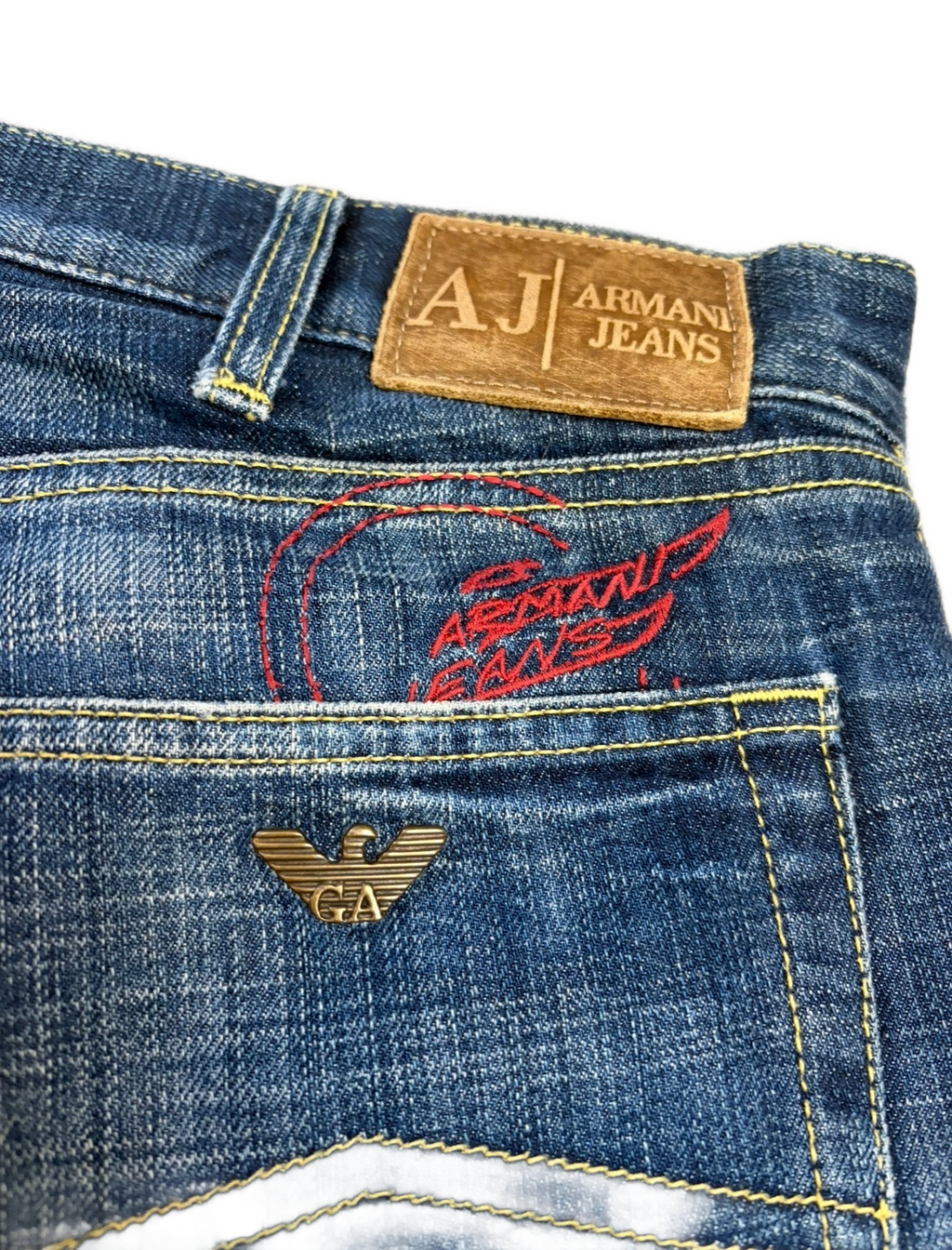 Armani printed denim (L)