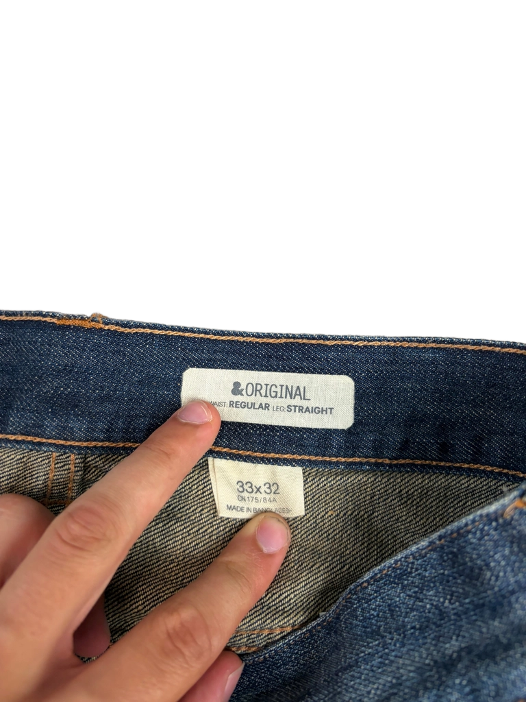 Washed denim (M)