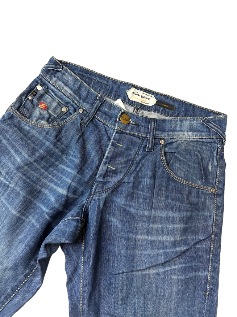 Archive washed straight denim (S/M)