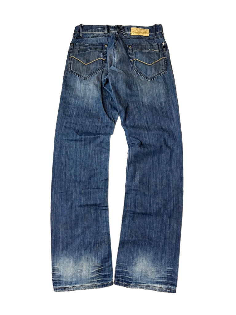 Archive washed straight denim (S/M)