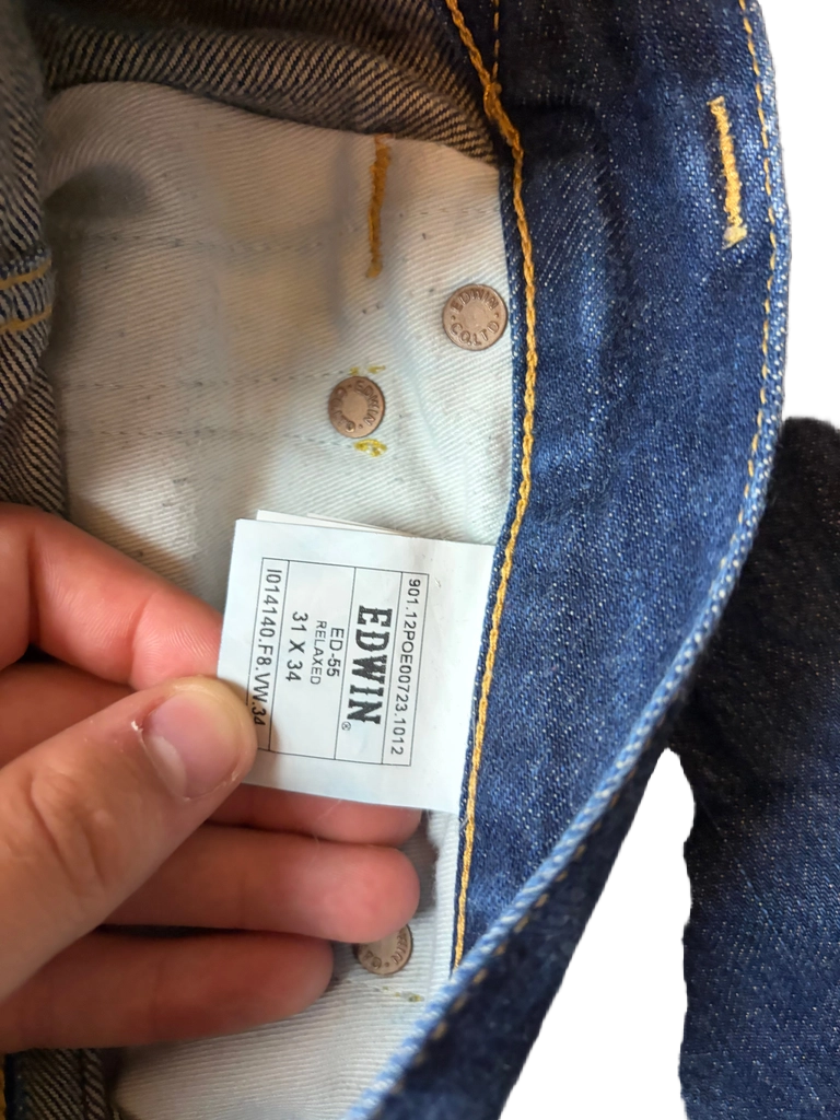 Edwin selvedge denim (M/L)
