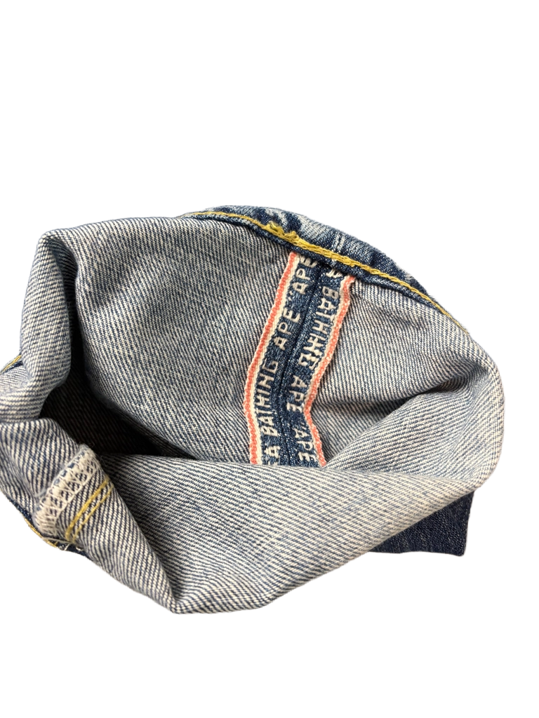 BAPE printed selvedge denim (M/L)