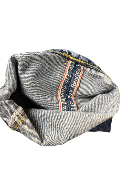 BAPE printed selvedge denim (M/L)