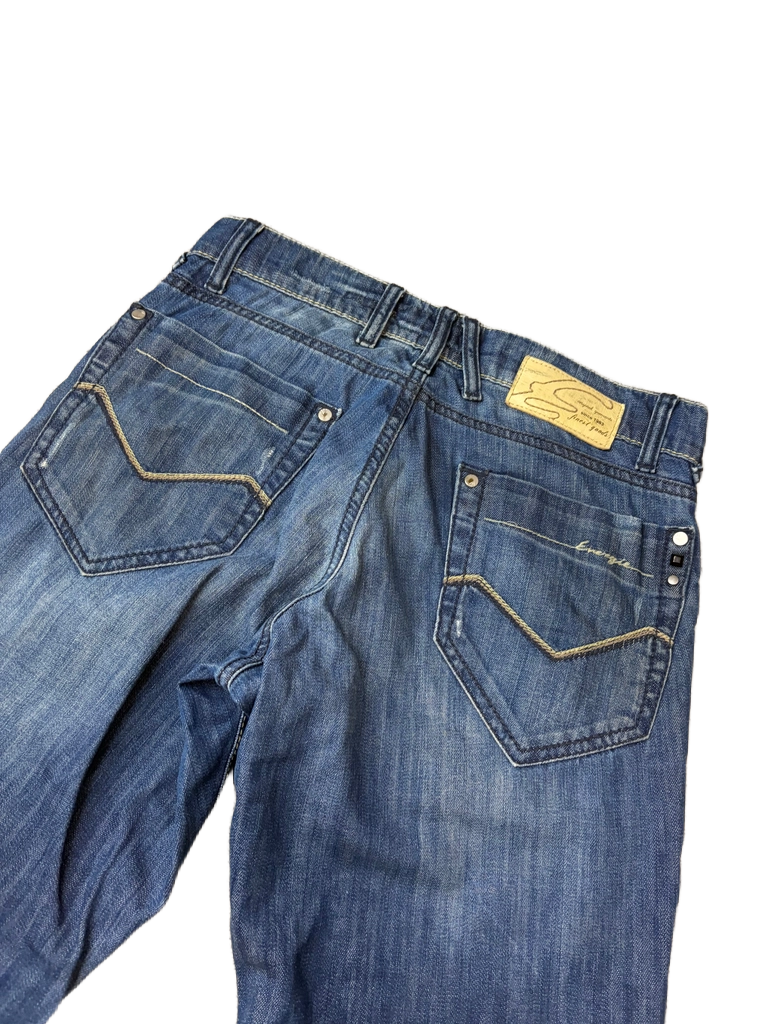 Archive washed straight denim (S/M)