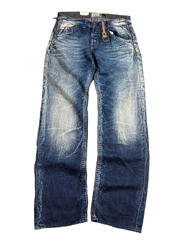 Crazy washed denim (M)