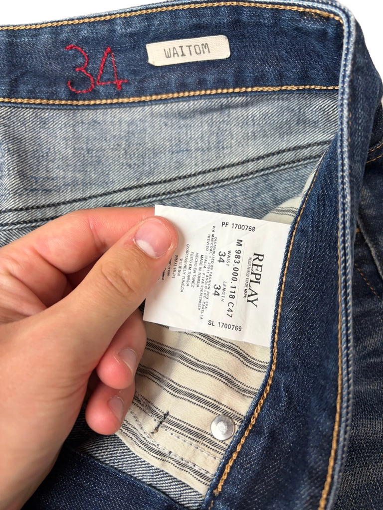 Replay Archive Washed Denim (L)