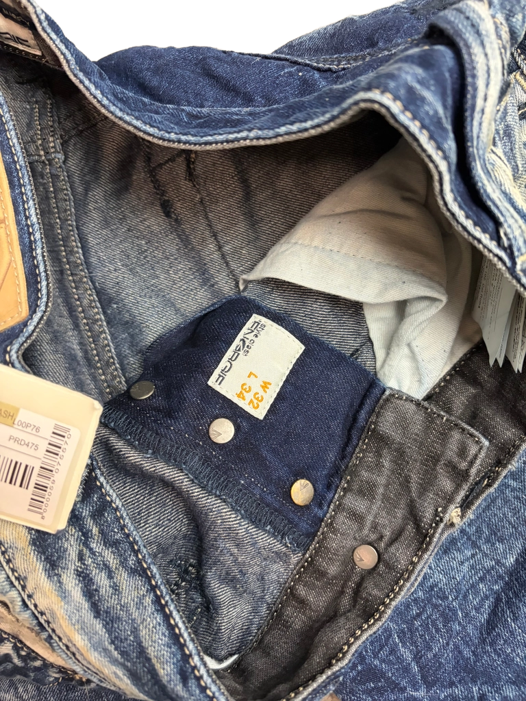 Crazy washed denim (M)