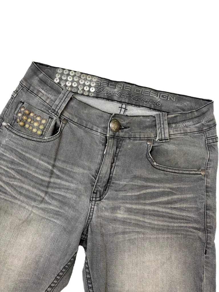 Crazy washed denim (M)
