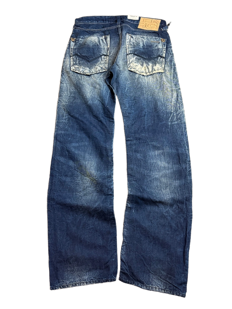 Crazy washed denim (M)