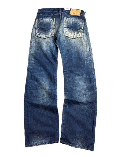 Crazy washed denim (M)